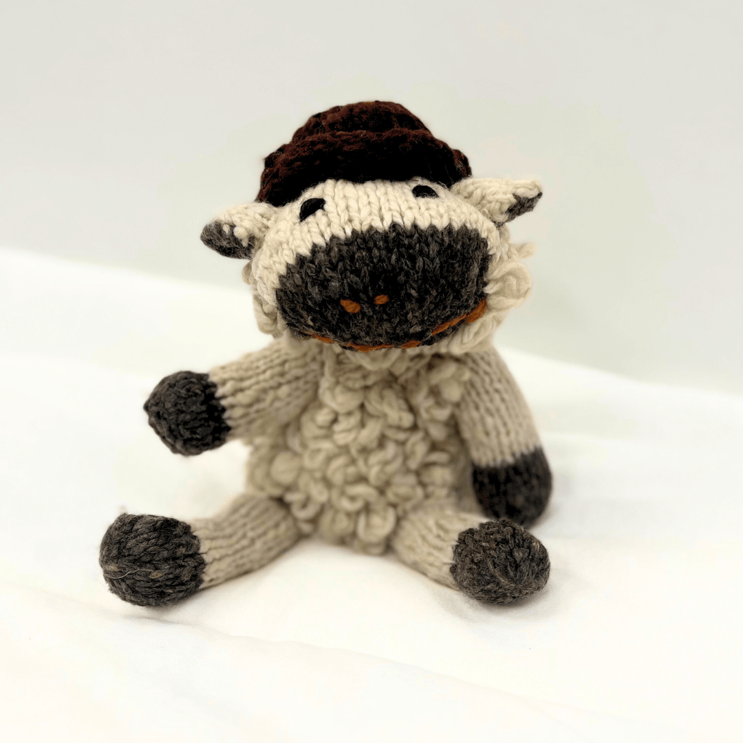 Wool Knit Buddy  | Sawyer the Sheep