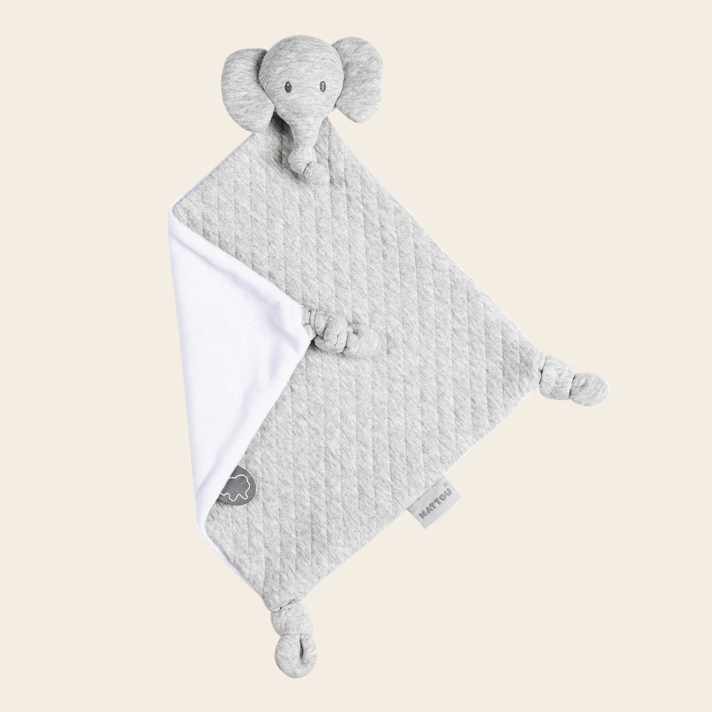 Nattou Comforter Doudou Elephant Tembo