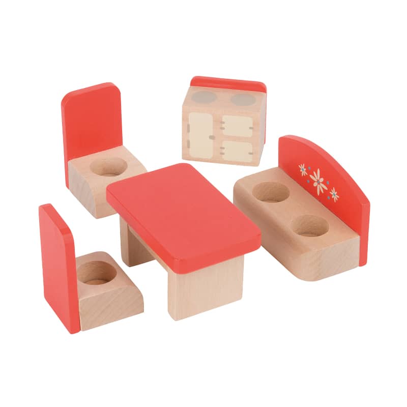 Wooden Playhouse The Big Family - Moulin Roty