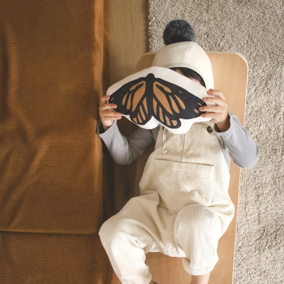 Butterfly Canvas Pillow | Handmade Artisan Decor