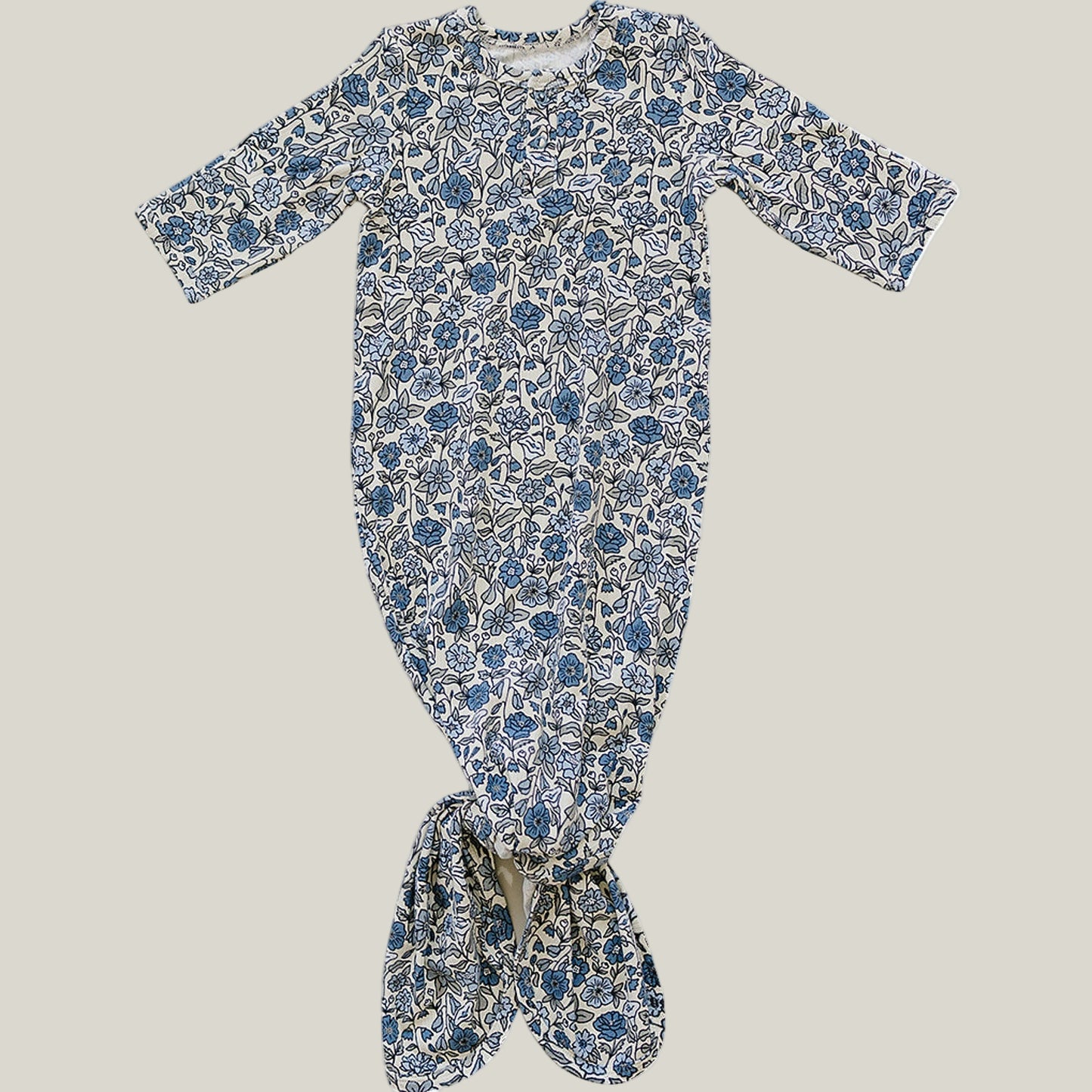 Bluebell Pointelle Bamboo Knot Gown