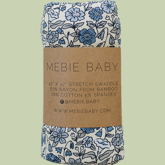 Bluebell Pointelle Bamboo Stretch Swaddle