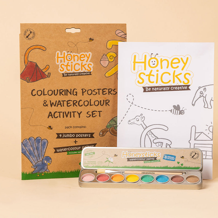 Jumbo Posters and Paints Activity Set