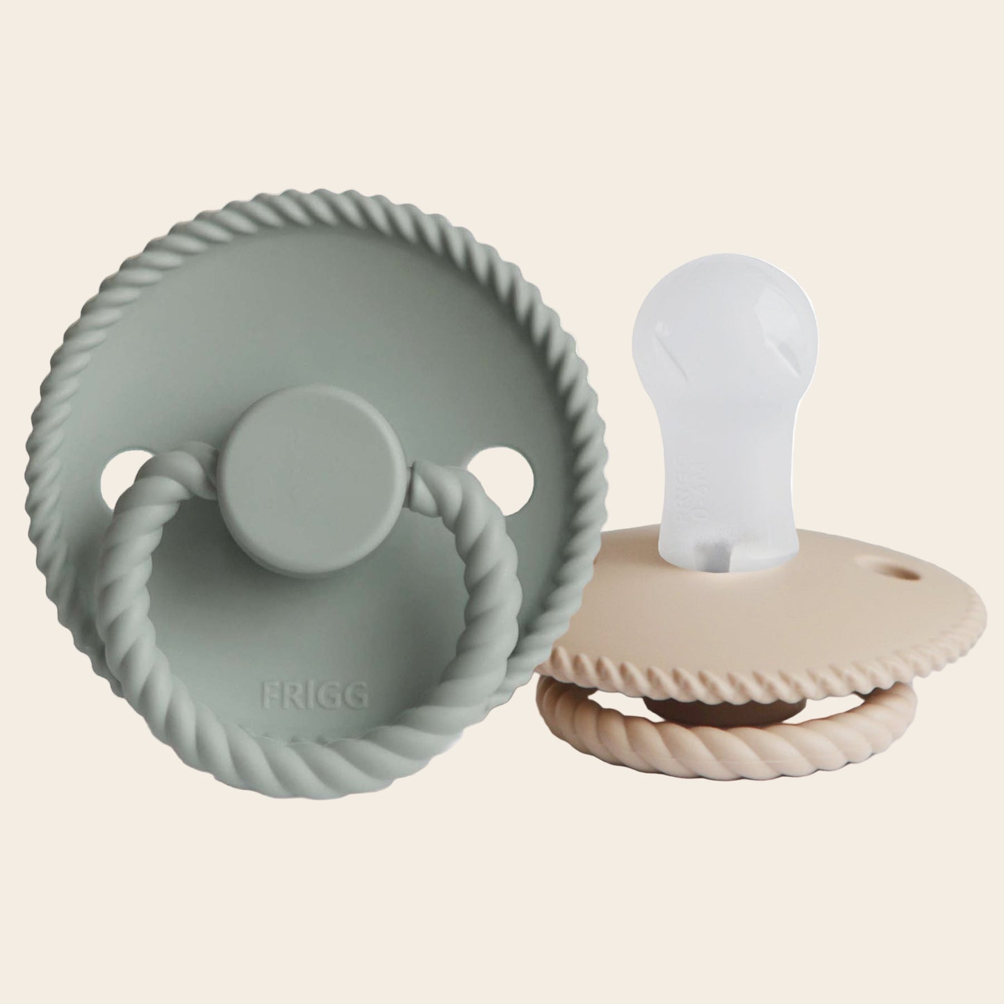 FRIGG Rope Silicone Pacifier 2-Pack