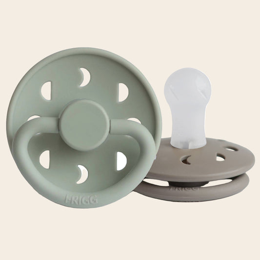 FRIGG Moon Silicone Pacifier 2-Pack