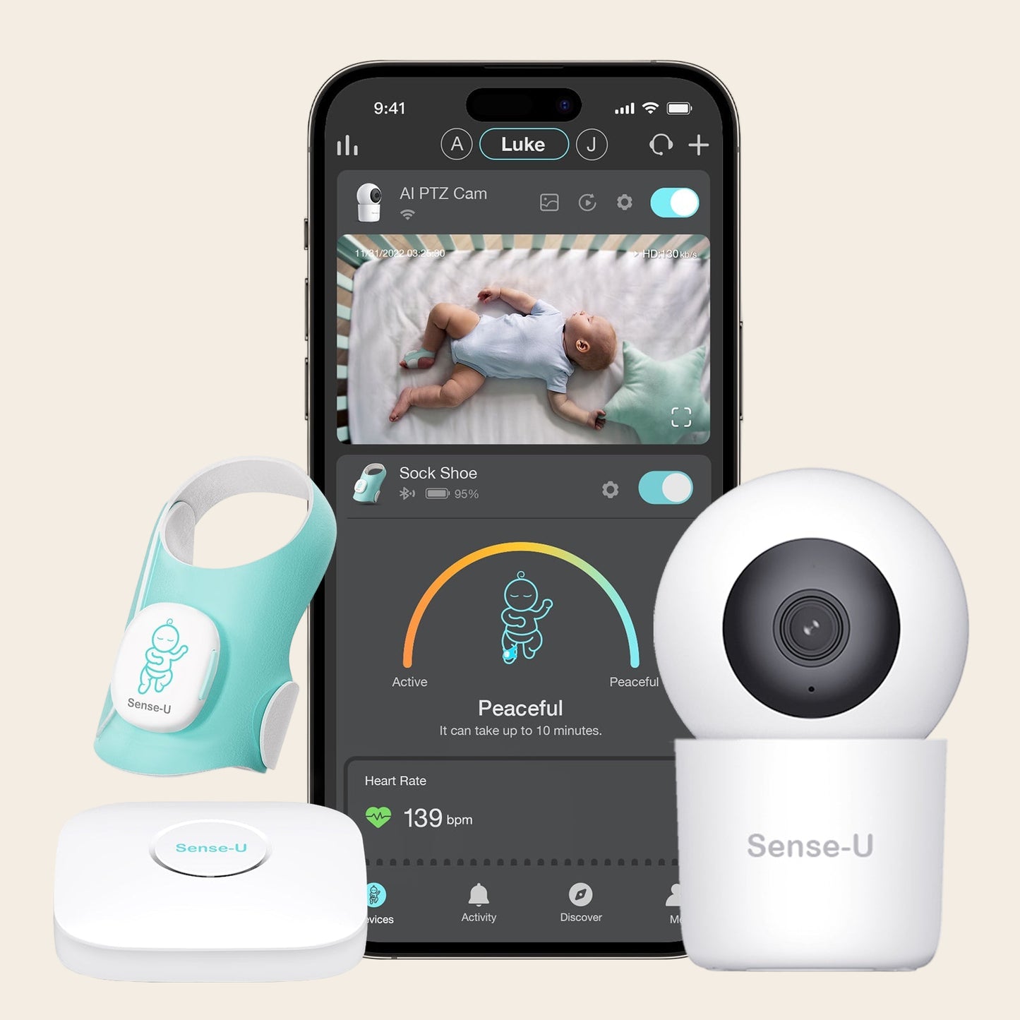 Smart Sock Shoe Bundle (2.5K PTZ Cam)