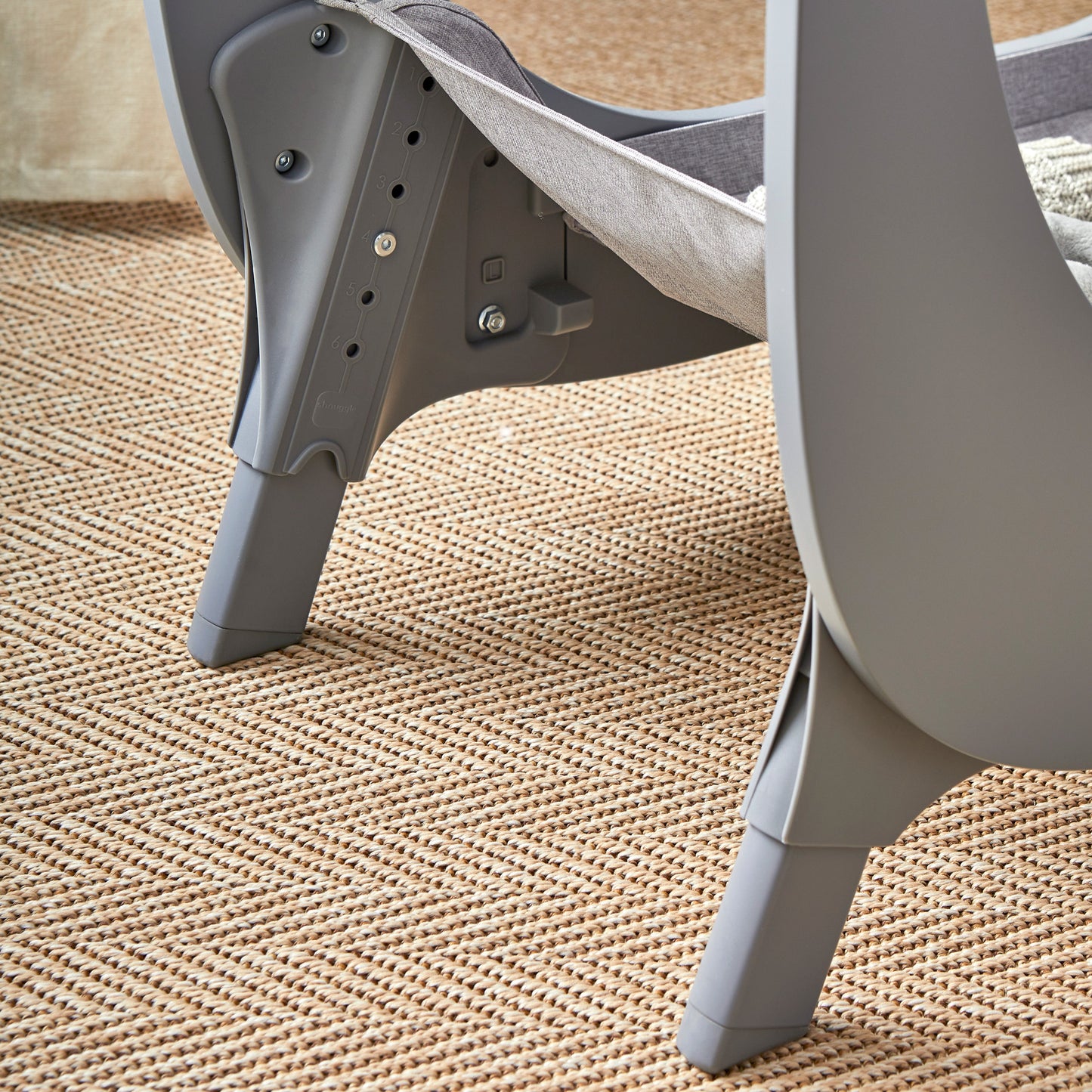 Shnuggle Air Lite Bedside Crib | Height Adjustable Baby Bed with Mattress + 1 Waterproof + 2 White Sheets