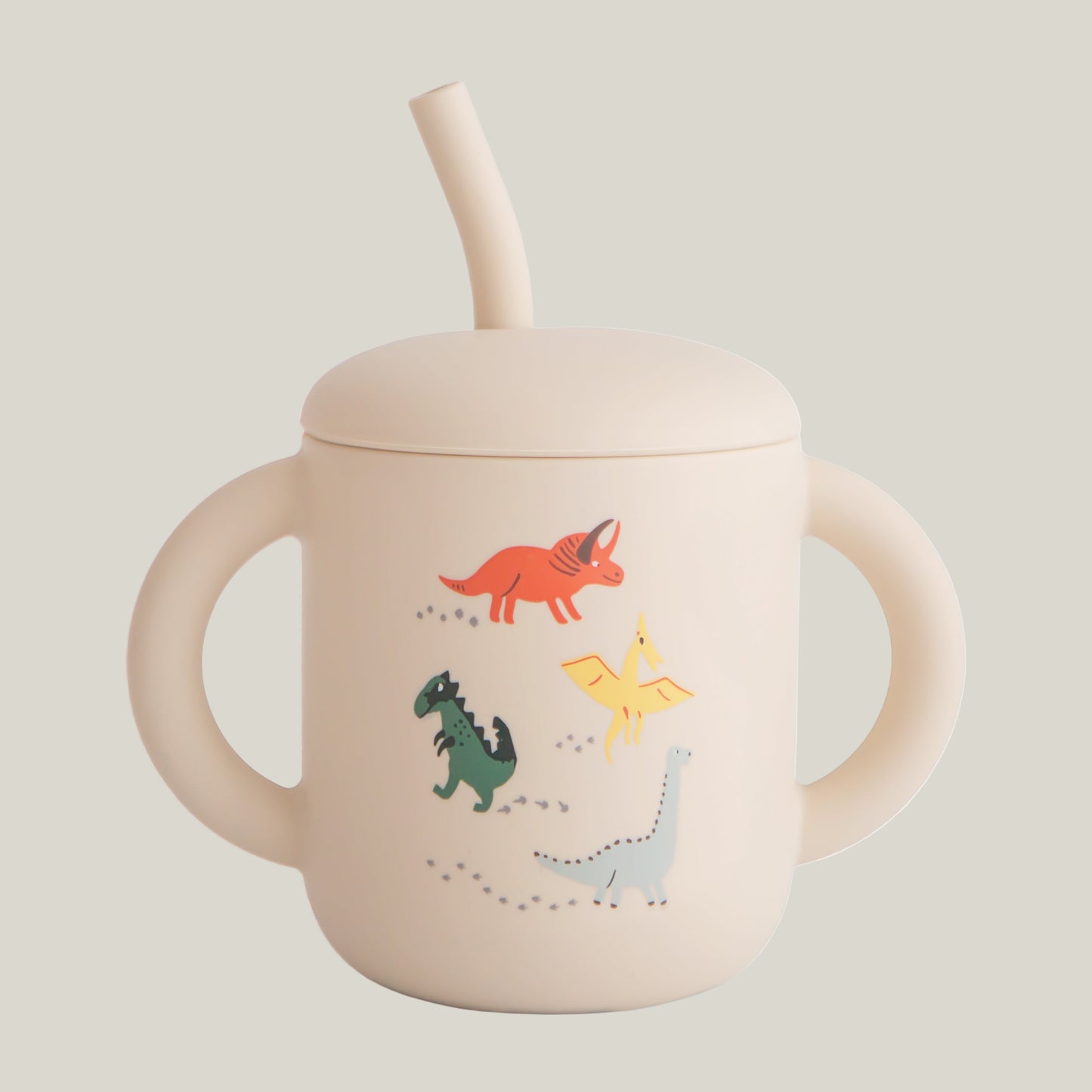 Silicone Training Cup + Straw