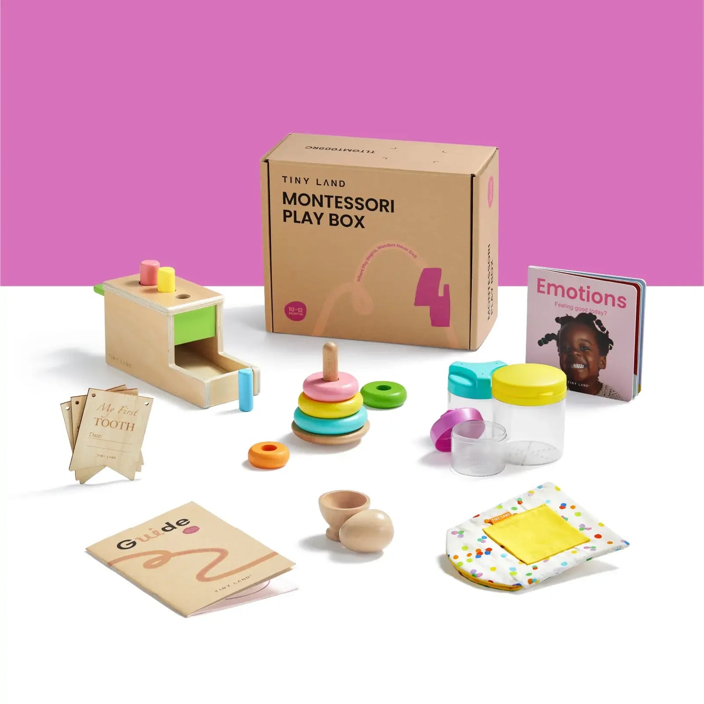 Tiny Land® Montessori Toys for Infants (10–12 Months) – Montessori Learning Toys