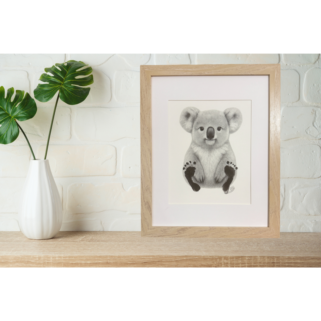 Luxury Baby Footprint Keepsake Kit - 6 Adorable Animal Designs
