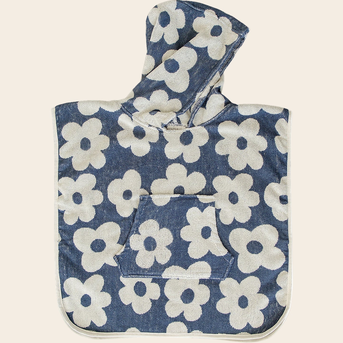 Floral Organic Cotton Beach Poncho