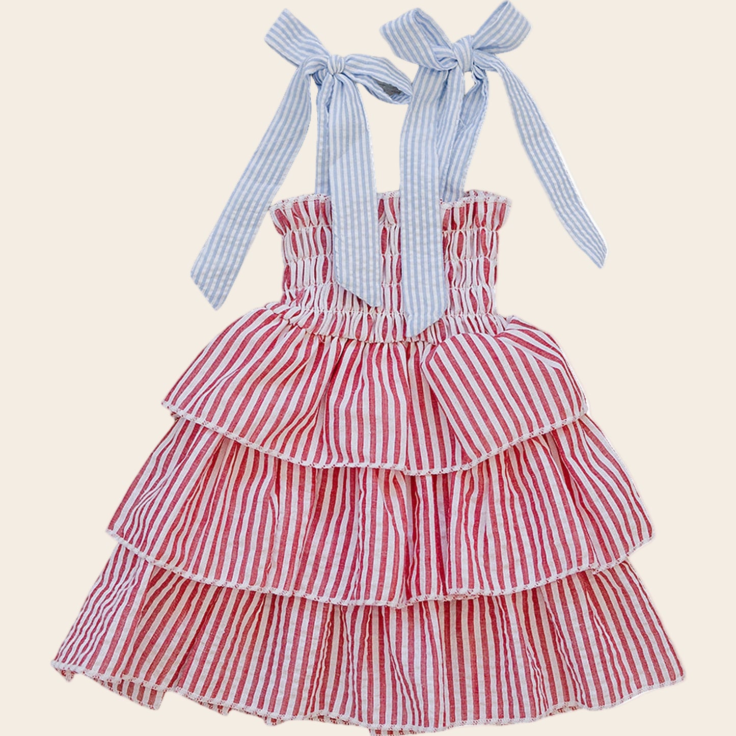 Stripe Ruffle Dress