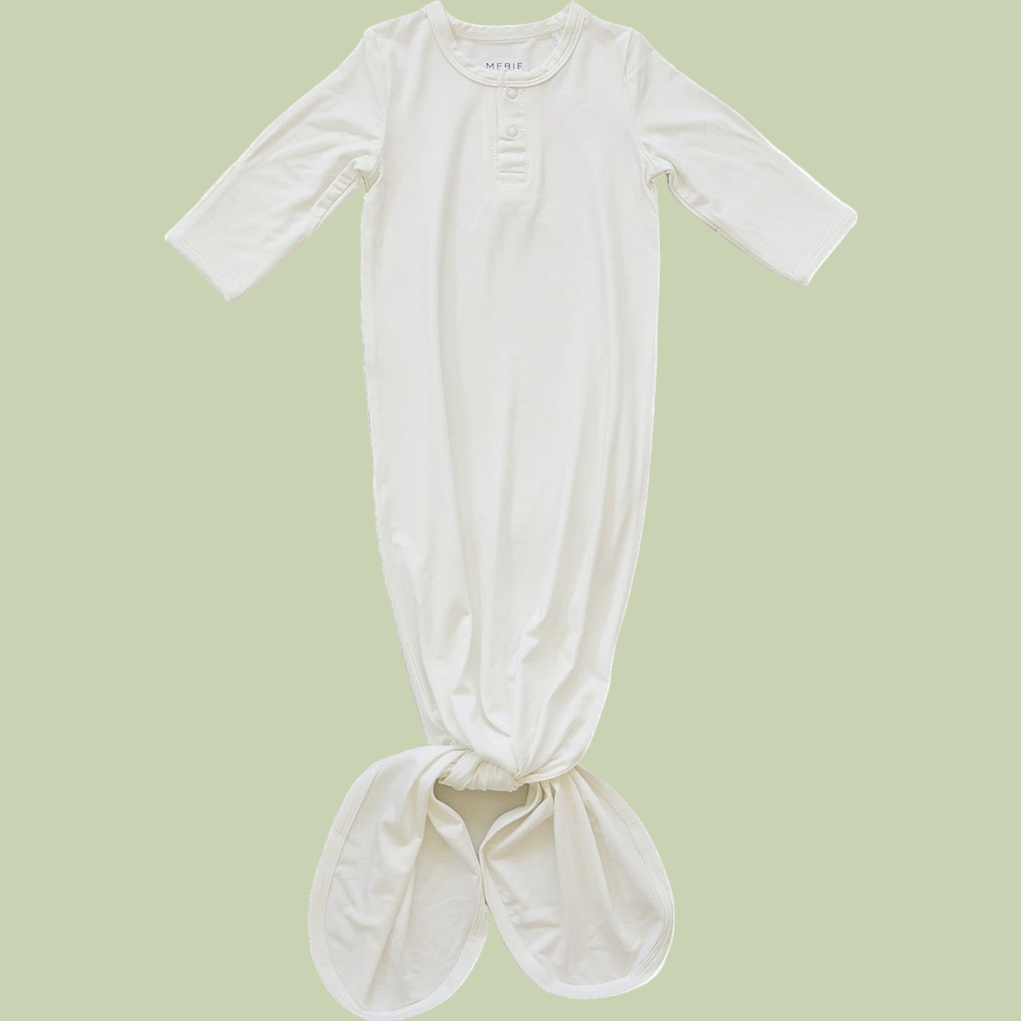 White Bamboo Knot Gown