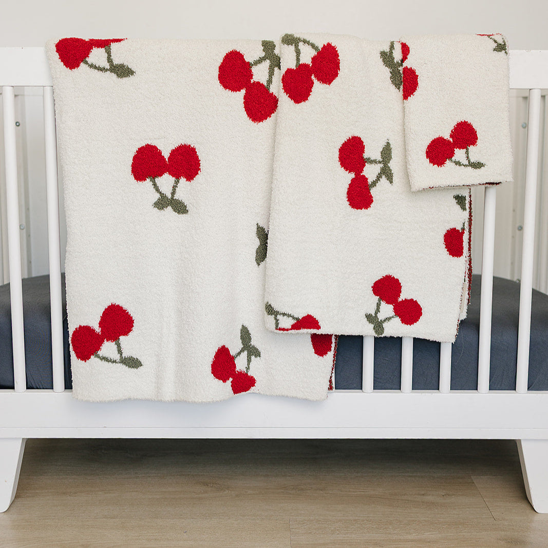 Cherry Plush Blanket