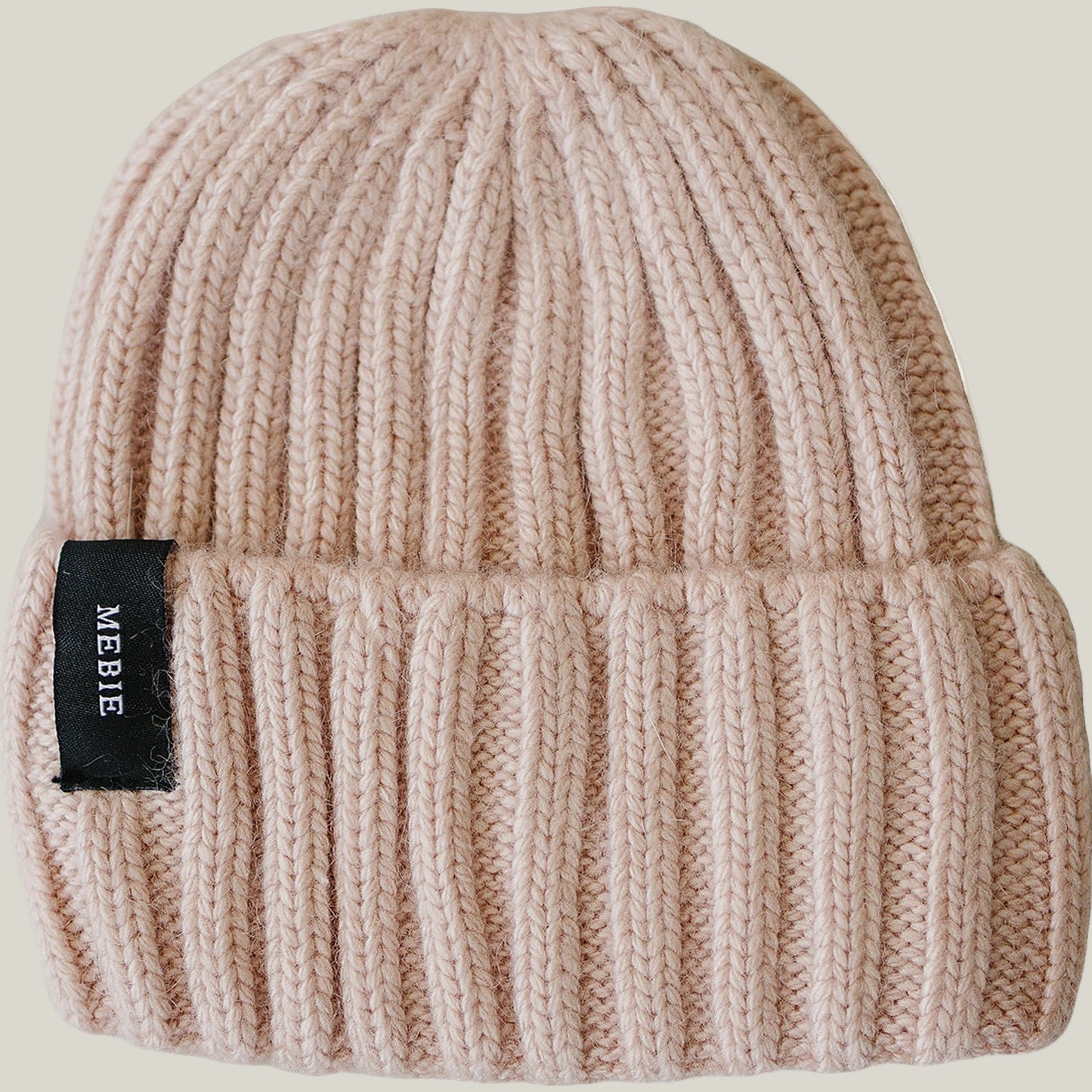 Light Pink Chunky Knit Beanie