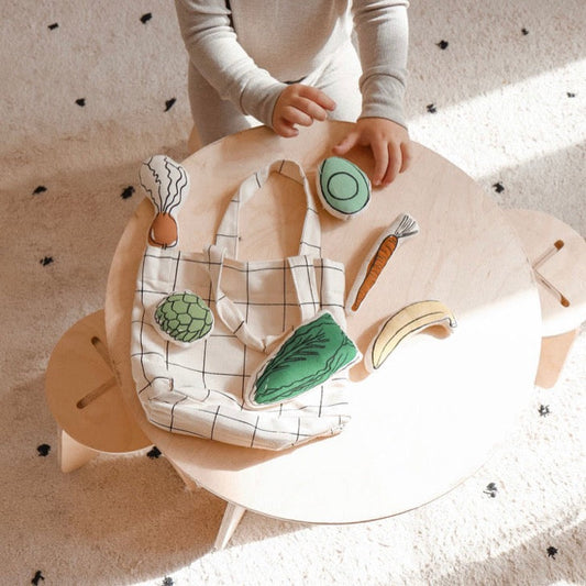 Farmer's Market Soft Toy Tote