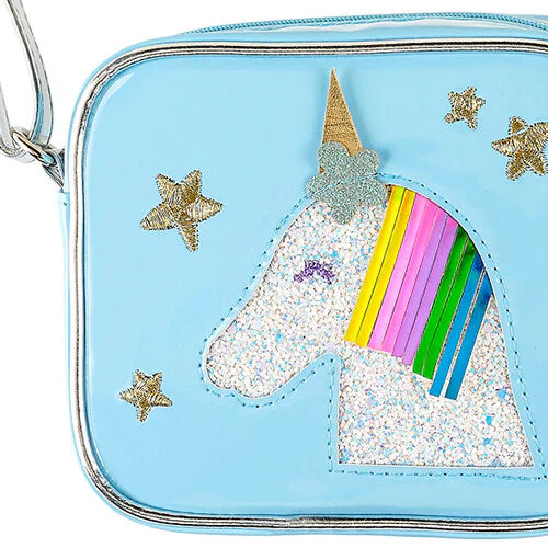 Unicorn Purse blue