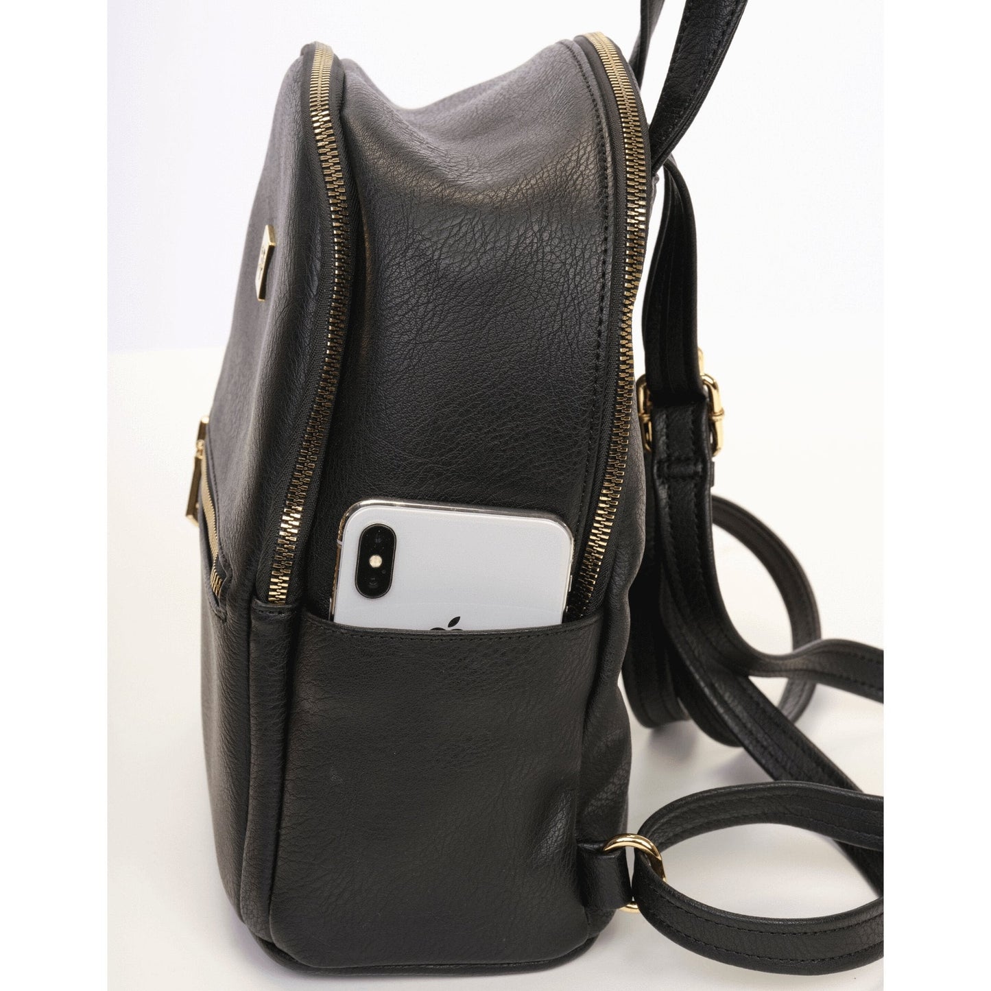 The Sleepy Panda Mini - Vegan Leather Mini Backpack