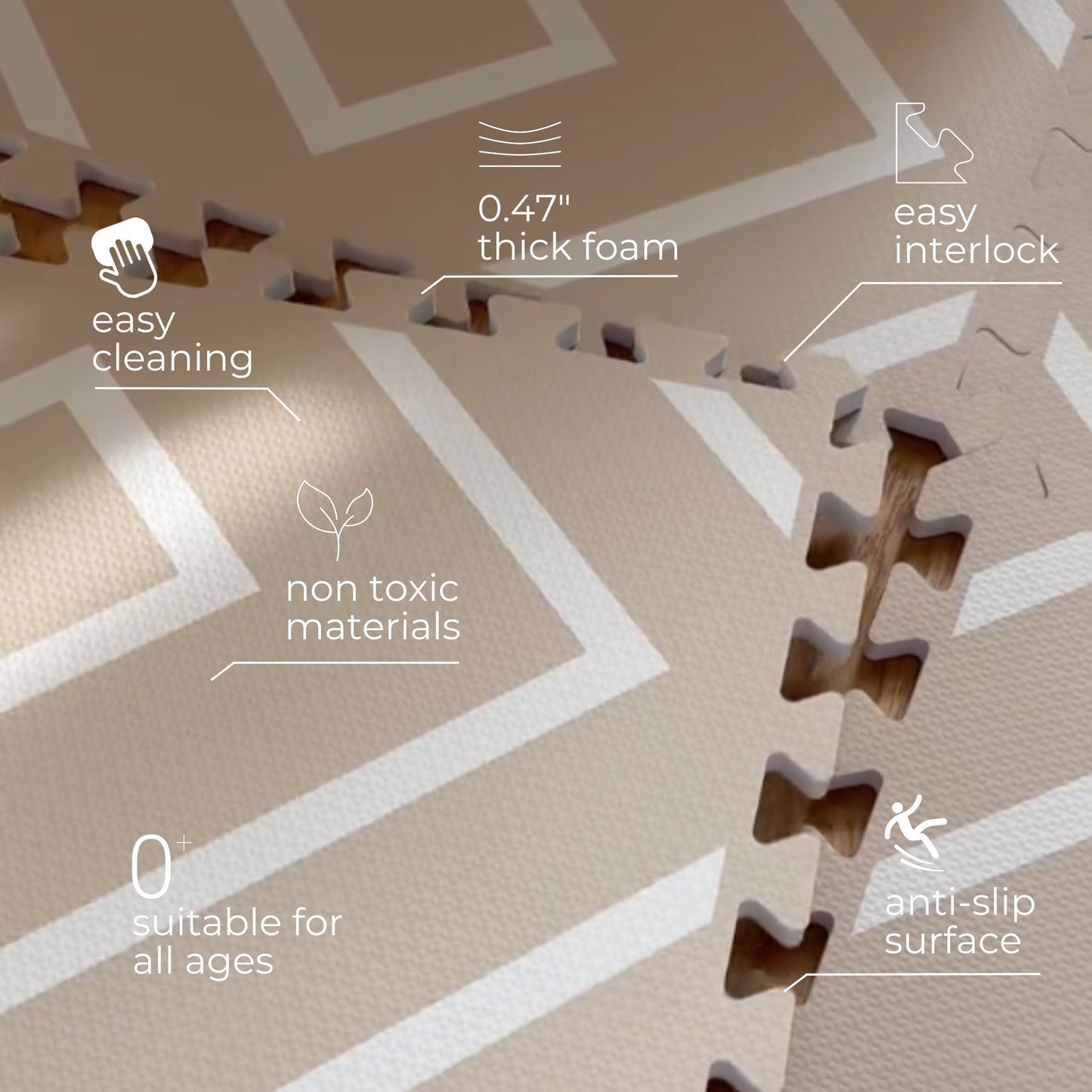 Modern Blocks - Play Mat