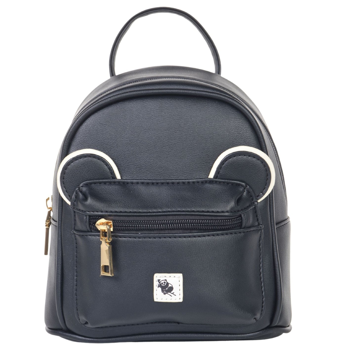 The Sleepy Panda Buddy - Vegan Leather Ultra-Mini Backpack