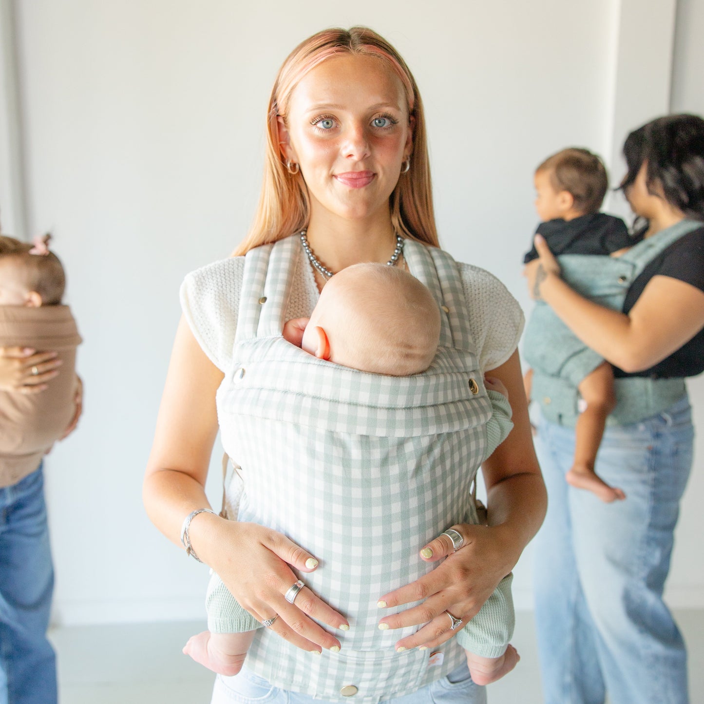 Monroe x Coco Gingham - Cotton Baby Carrier (7-35 lbs)