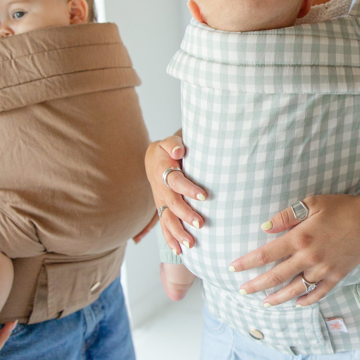 Monroe x Coco Desert - Cotton Linen Baby Carrier (7-35 lbs)