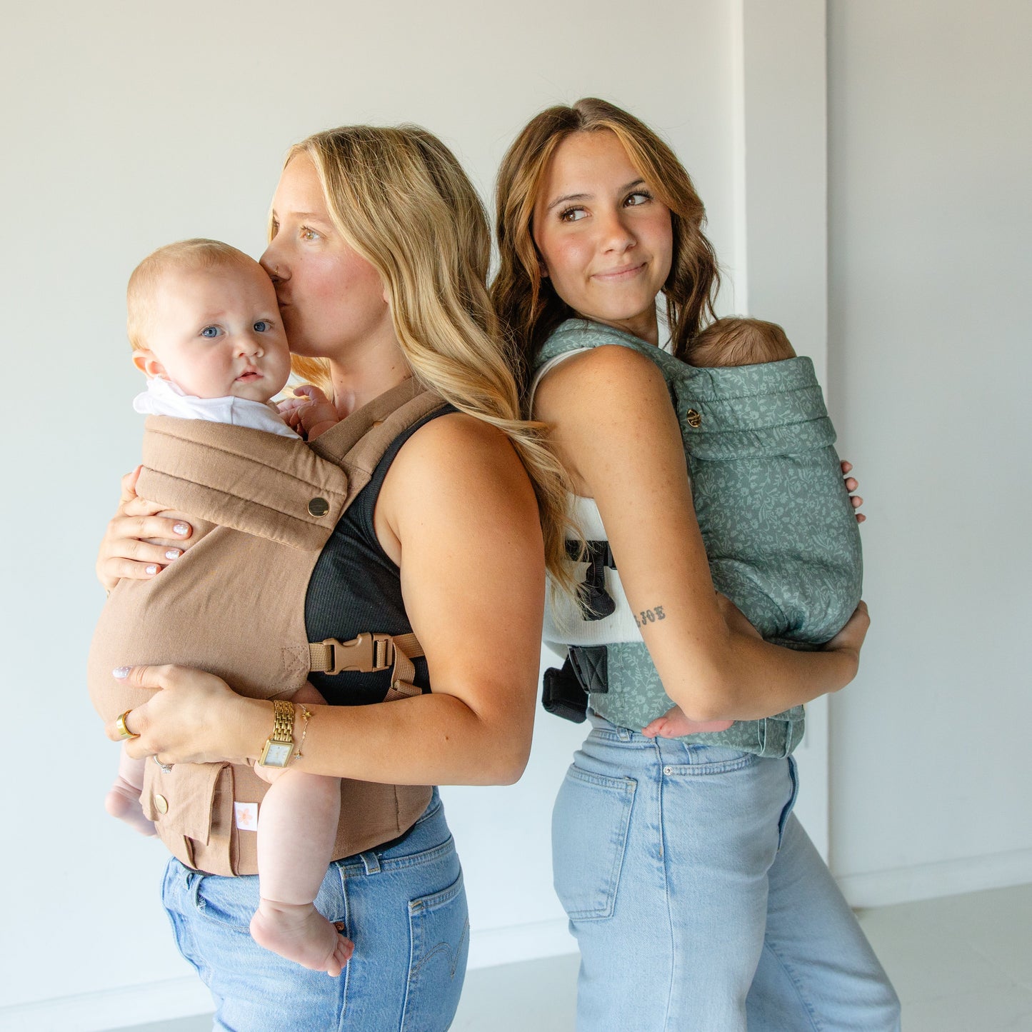 Monroe x Coco Desert - Cotton Linen Baby Carrier (7-35 lbs)