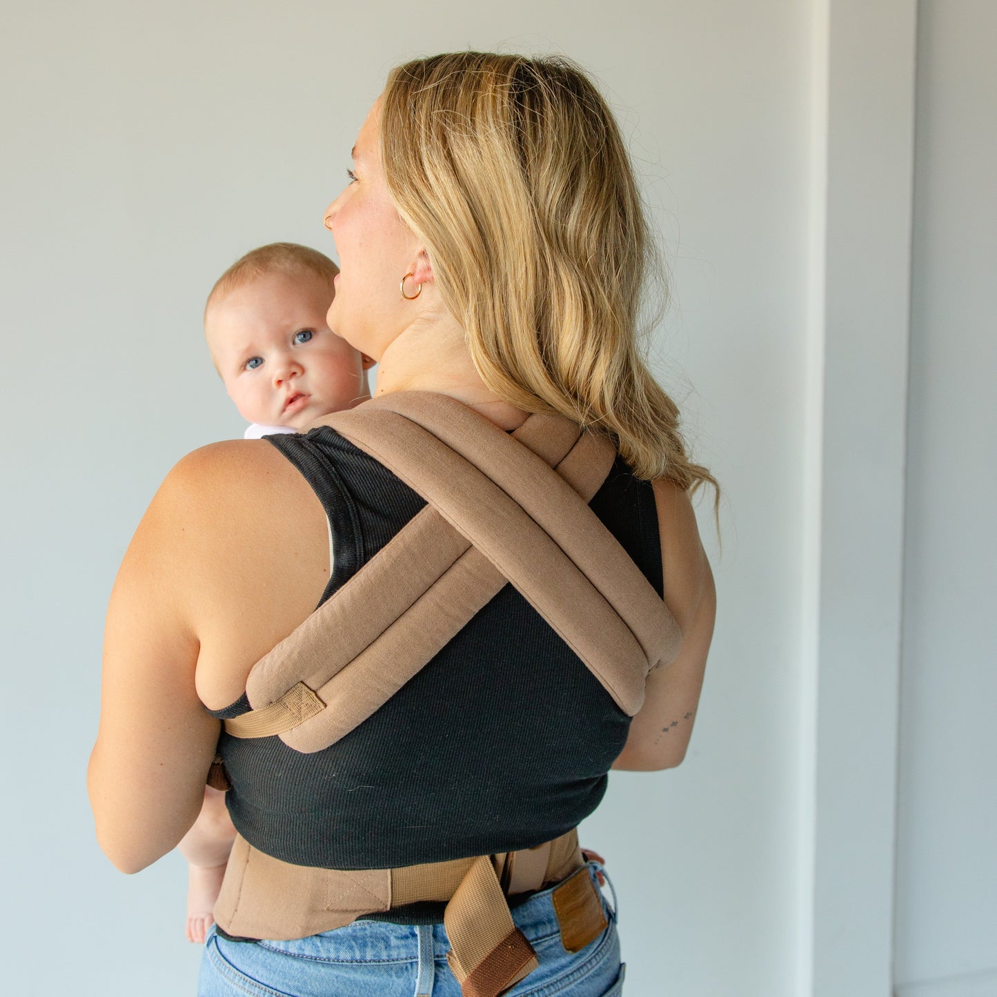 Monroe x Coco Desert - Cotton Linen Baby Carrier (7-35 lbs)