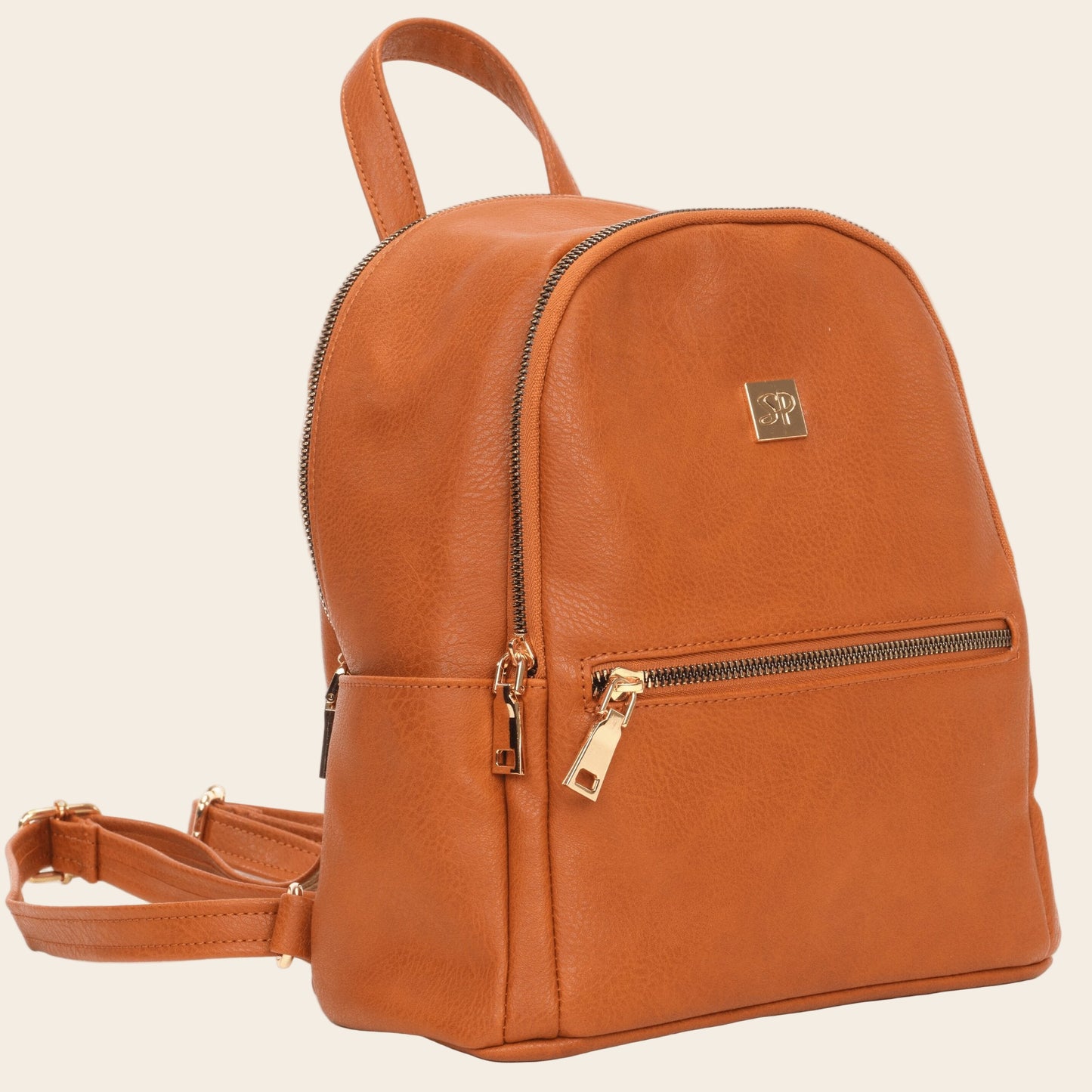 The Sleepy Panda Mini - Vegan Leather Mini Backpack