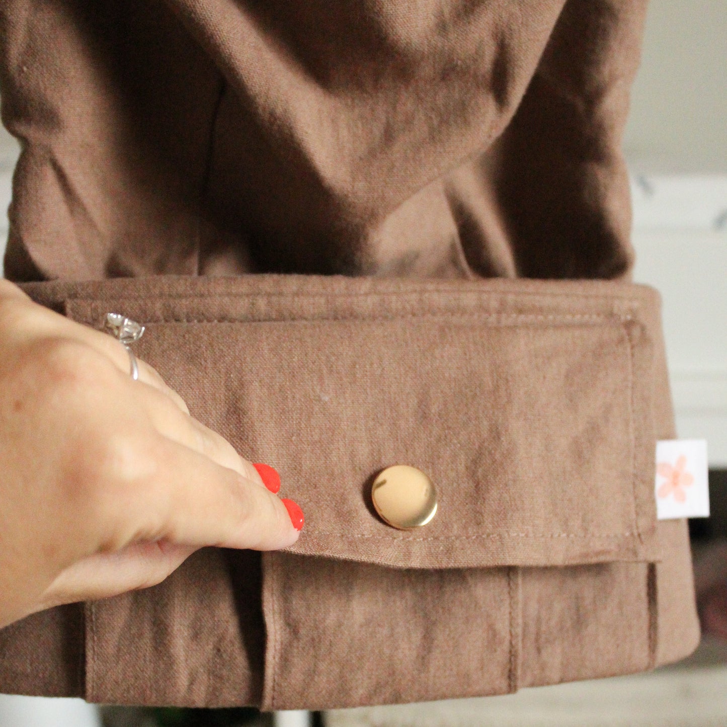 Monroe x Coco Desert - Cotton Linen Baby Carrier (7-35 lbs)