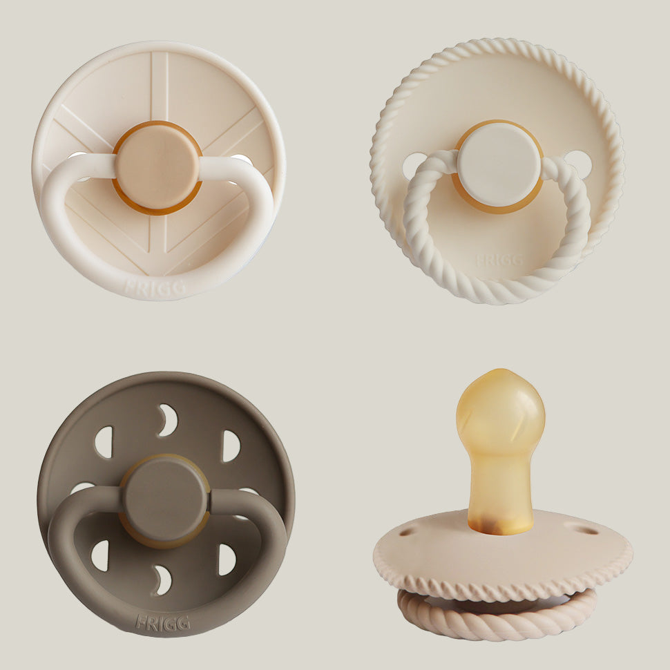 FRIGG Natural Rubber Pacifier 4-Pack