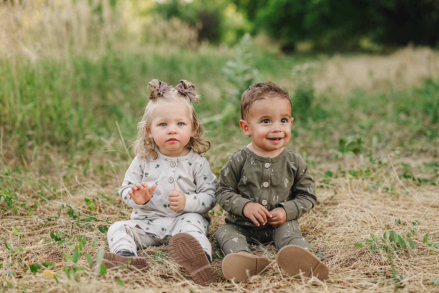 Nashville Long Sleeve Button Romper