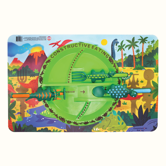 dinosaur, construction, fairy- plate and cutlery bundle