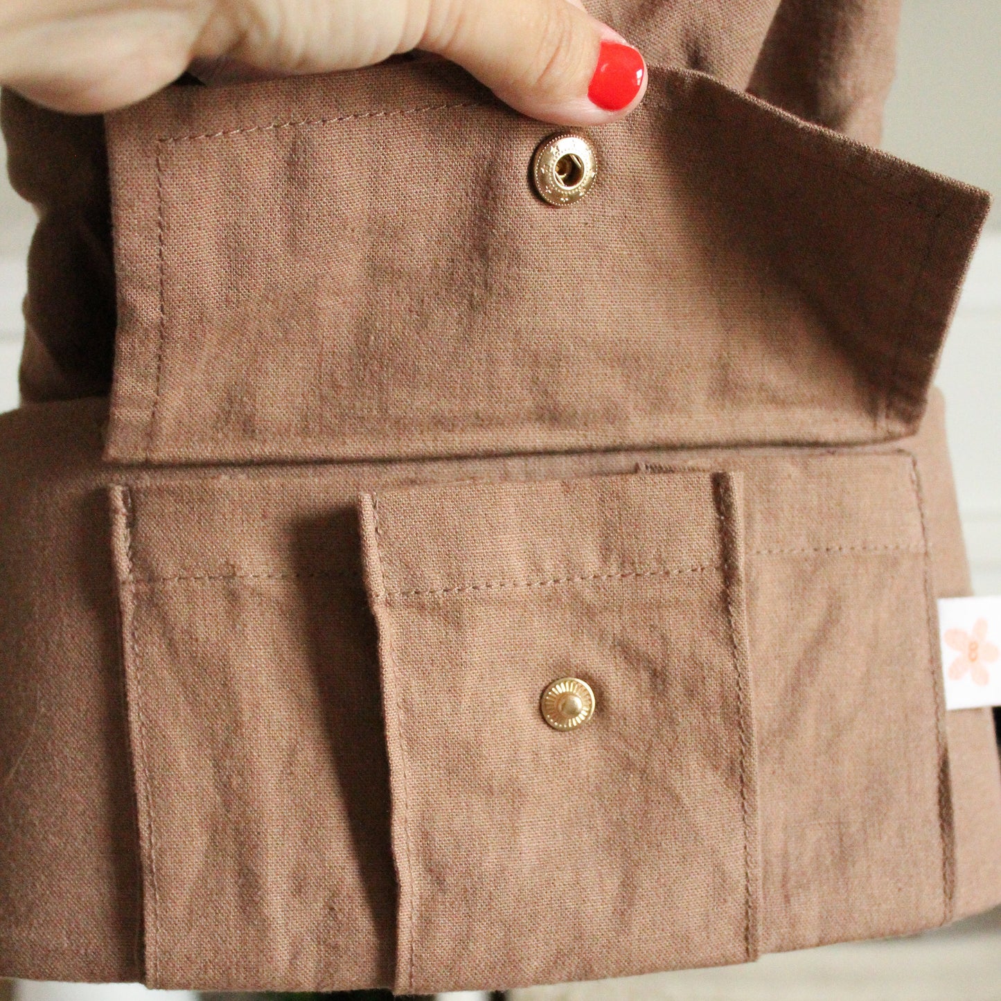 Monroe x Coco Desert - Cotton Linen Baby Carrier (7-35 lbs)