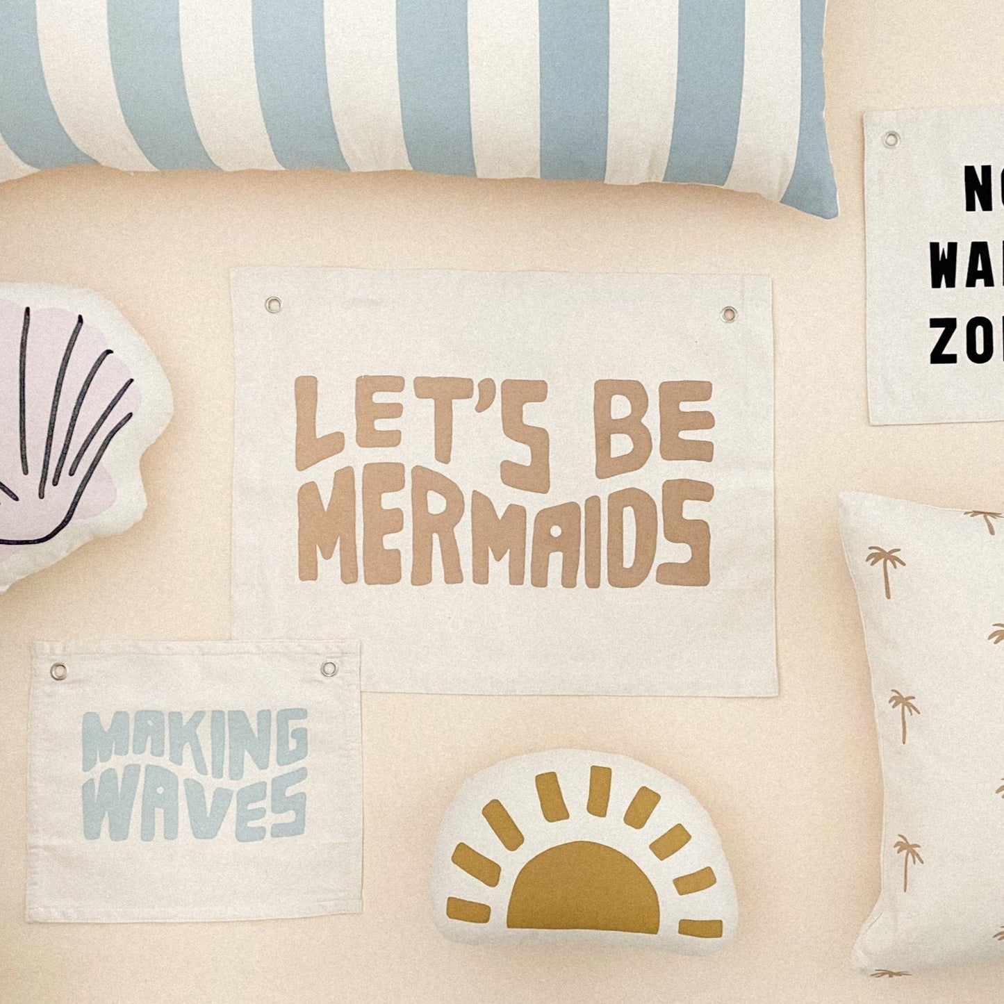 Let's be Mermaids - Clay Banner