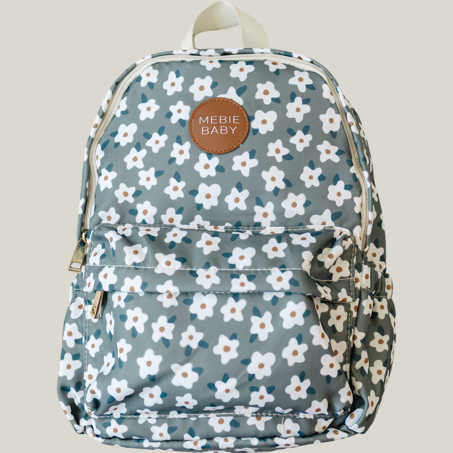 Green Floral Mini Backpack