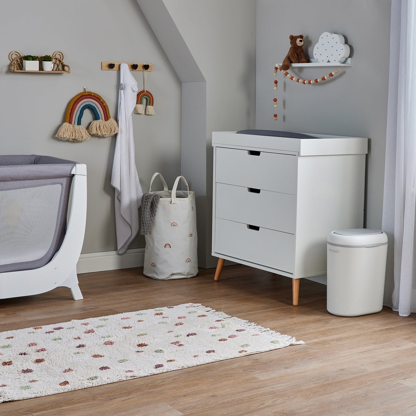 Shnuggle Eco-Touch Nappy Bin Diaper Pail