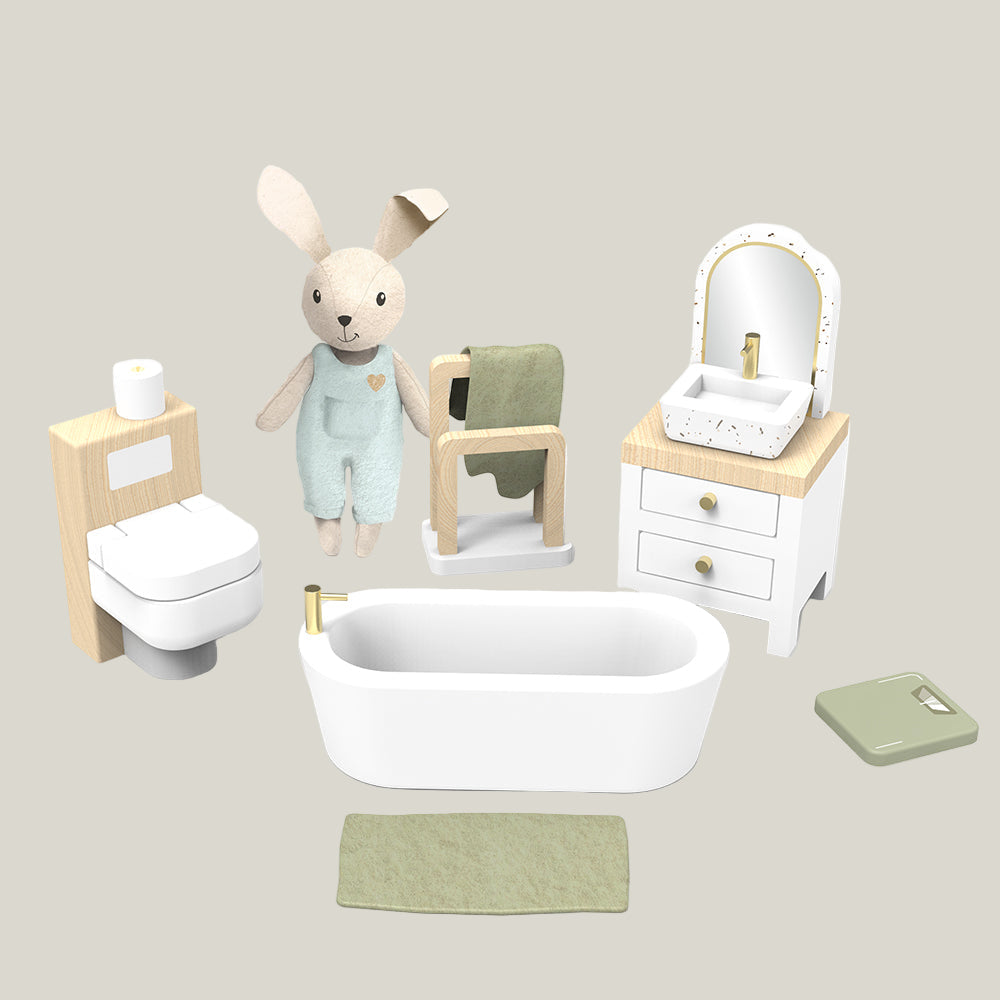 Doll House Bathroom set incl. 1 character