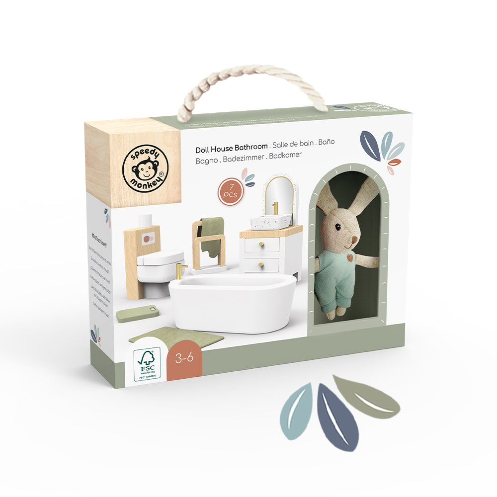 Doll House Bathroom set incl. 1 character