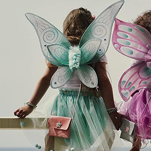 Angelina Fairy Costume – Skirt and Wings Set (mint green) - Role-Play for Children-sz 3-5 yrs