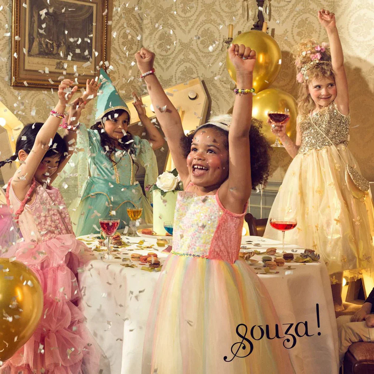 Victoria Medieval Costume Dress for Kids - Carnival & Festive Use(2 sizes)