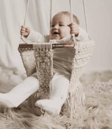 boho bundle - swing & toy basket