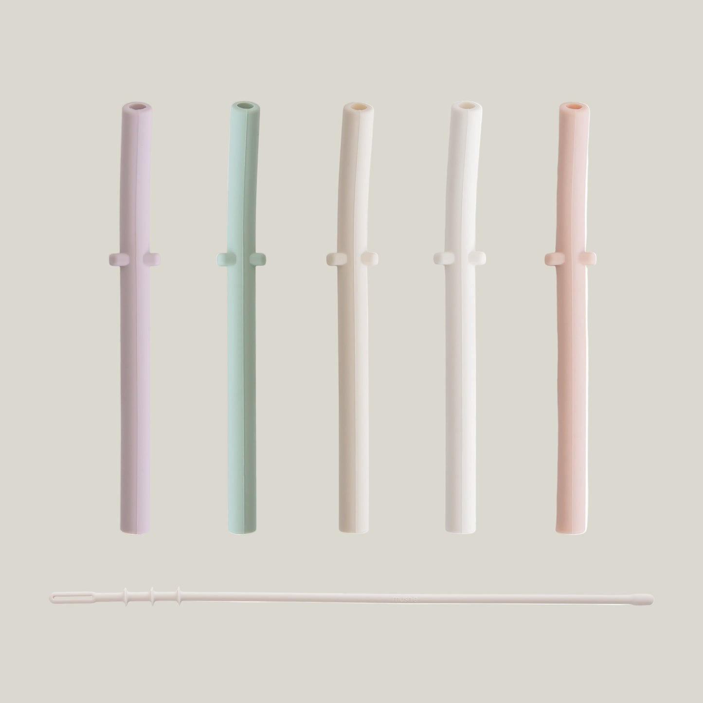 Silicone Replacement Straws - 5 Pack