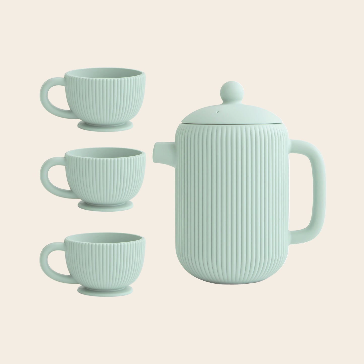 Silicone Tea Play Set