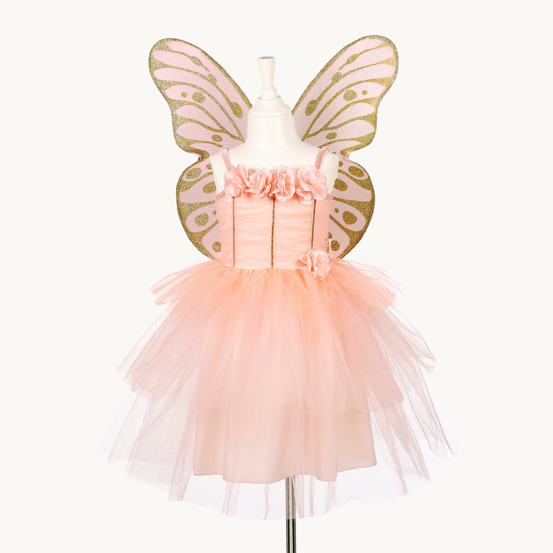 Annemarie Fairy Costume – Dress and Wings Set (peach) - Role-Play for Children(3 sizes)
