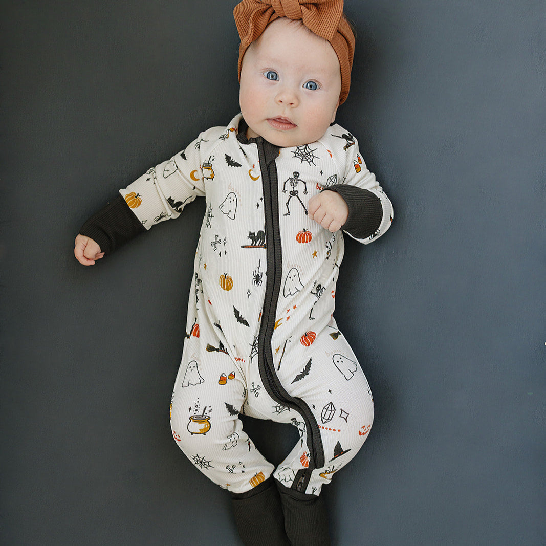 Halloween Bamboo Zipper