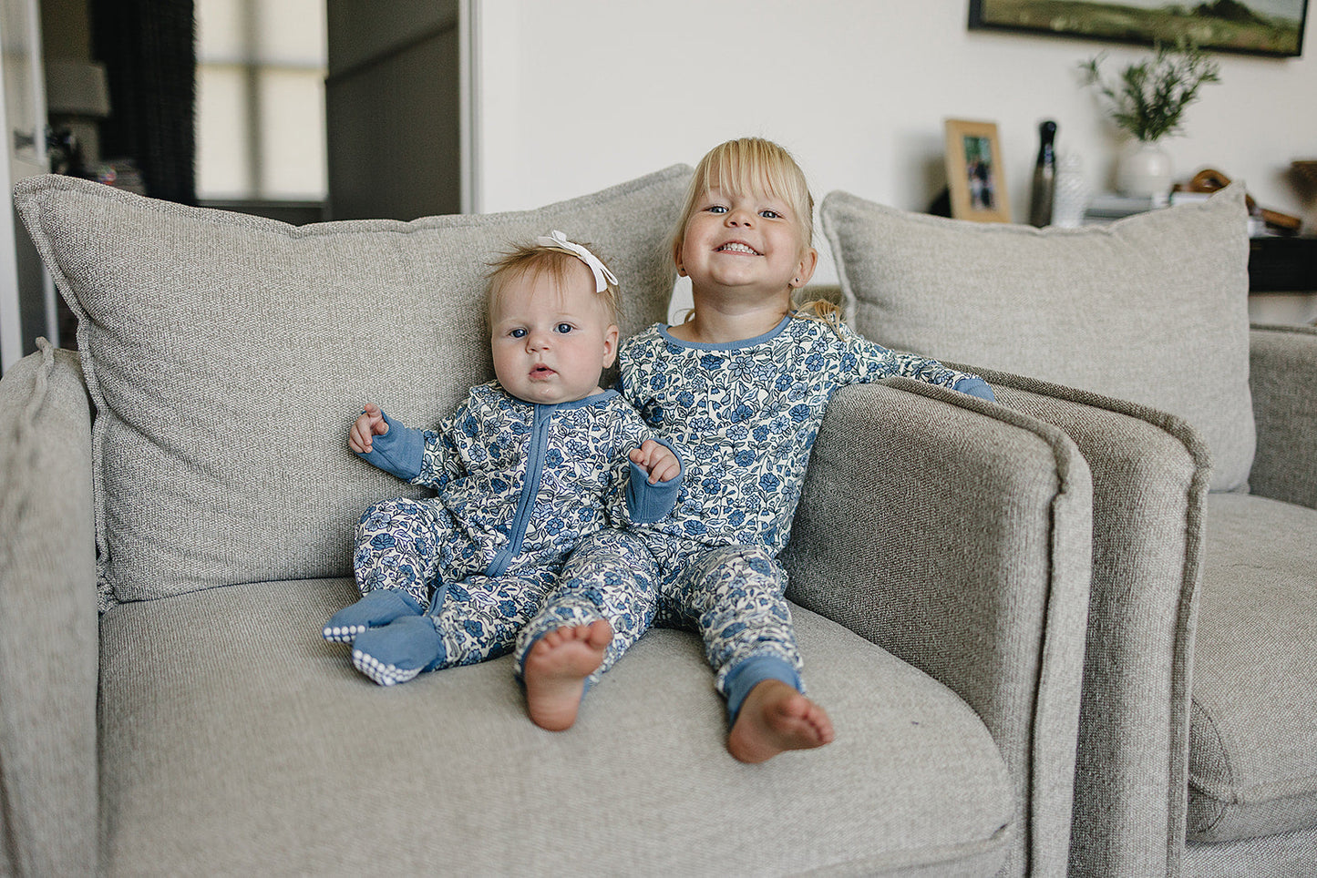 Bluebell Pointelle Bamboo Cozy Set