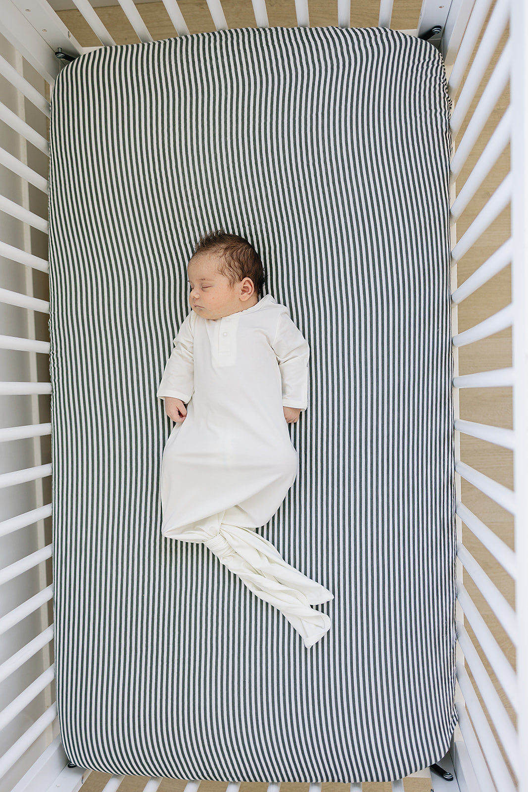 White Bamboo Knot Gown