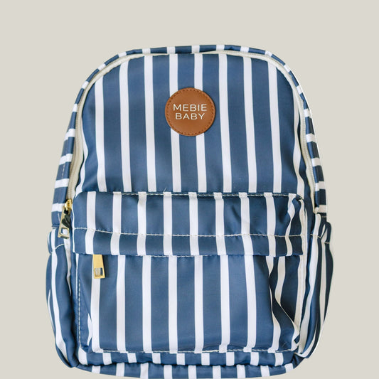 Navy Stripe Mini Backpack
