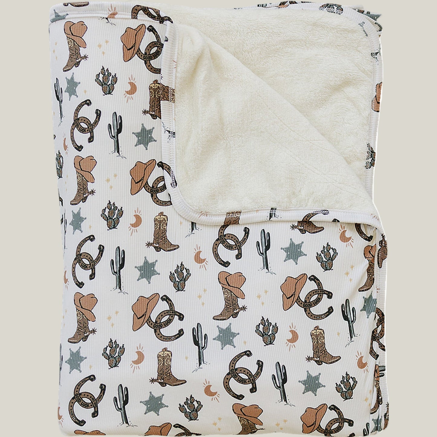 Outlaw Cowboy Bamboo Fleece Quilt